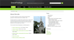 Desktop Screenshot of gravefindings.com